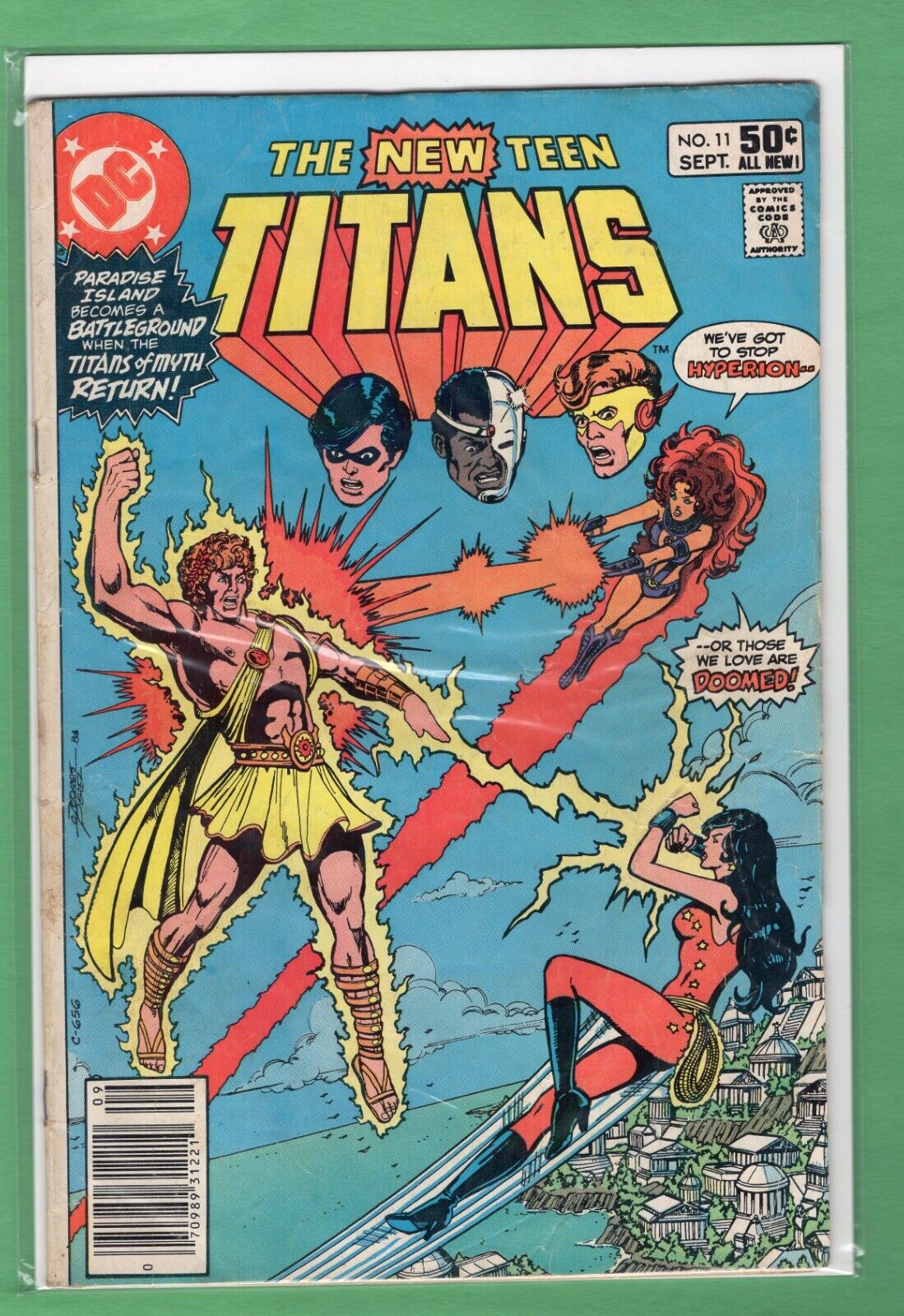 New Teen Titans #11 Newsstand (1981) George Perez Art