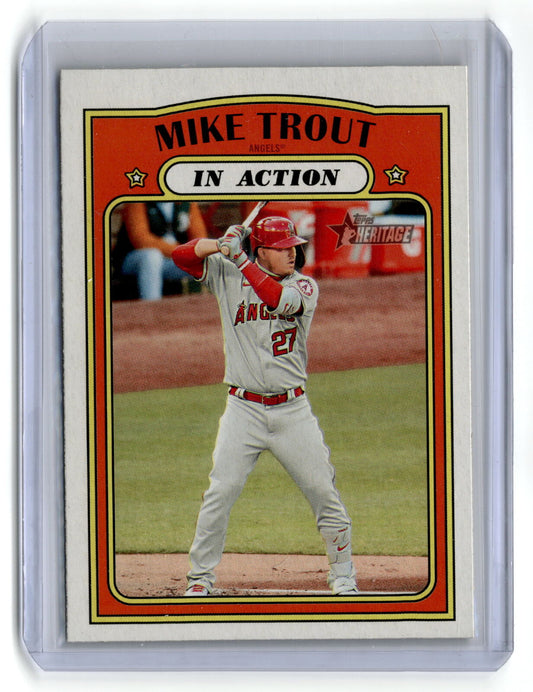 2021 Topps Heritage #170 Mike Trout NM