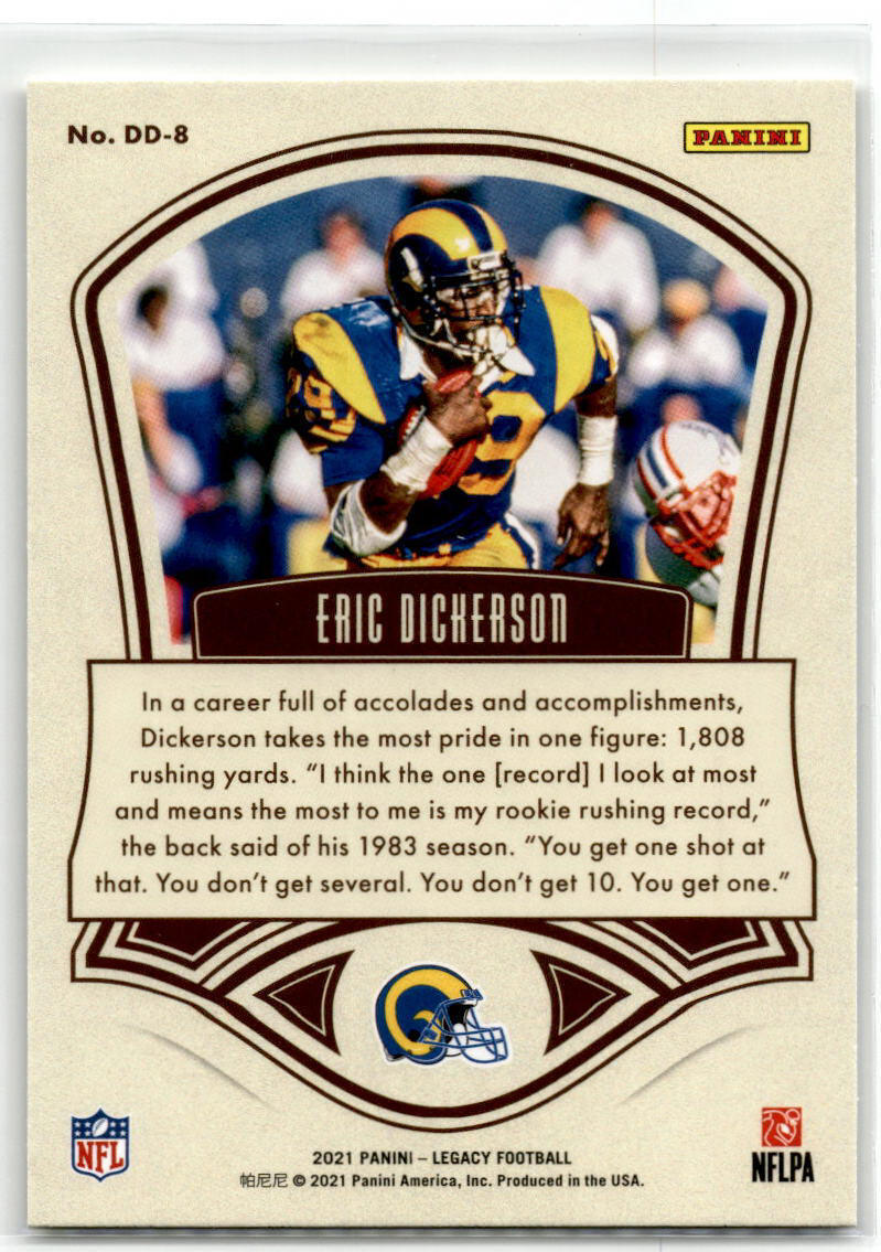 2017 Panini Phoenix #AR-3 Eric Dickerson Adrenaline Rush NM