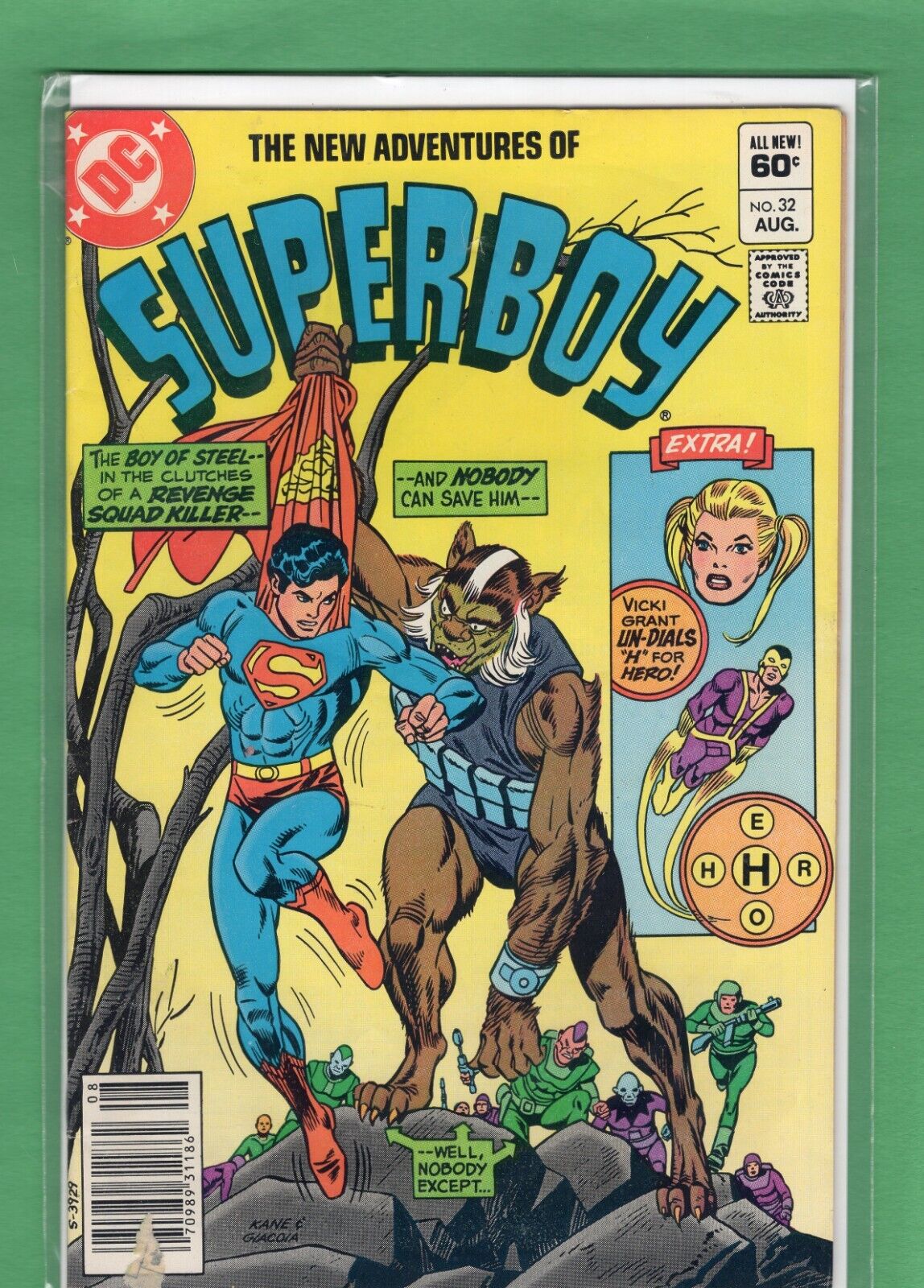 DC Comic New Adventures Superboy #32 Aug 1982 Save Superboy Or Die