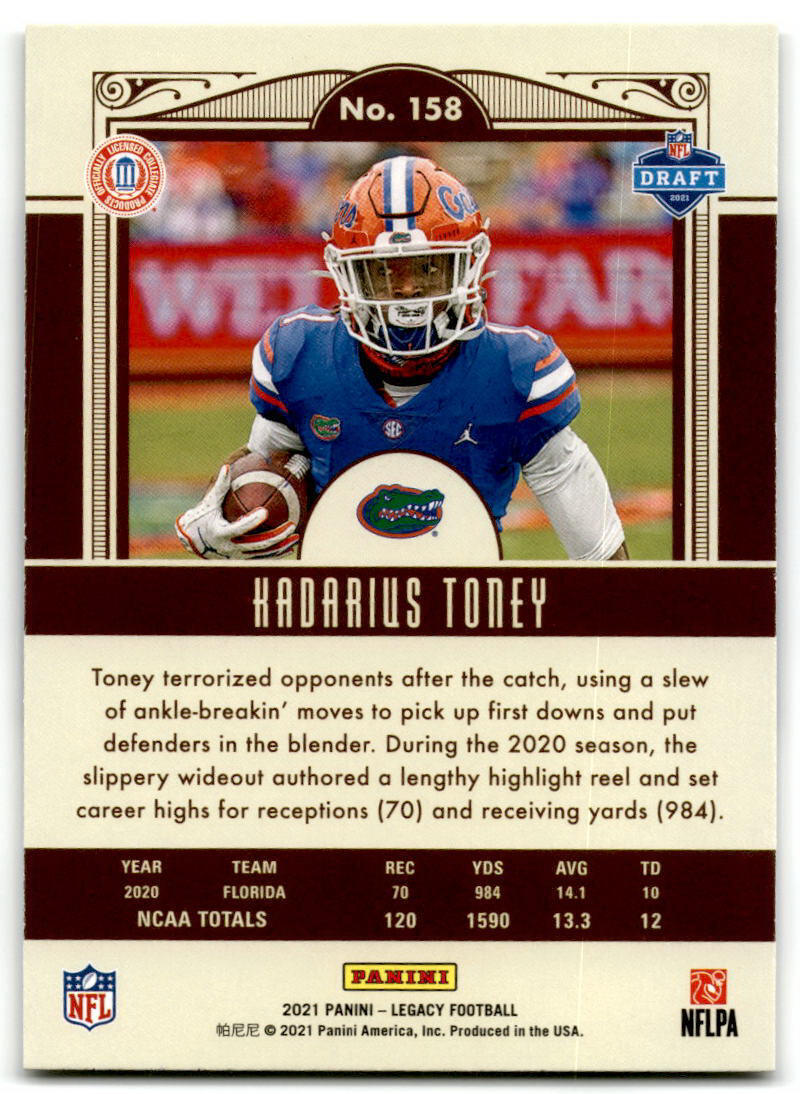 2021 Panini Legacy #158 Kadarius Toney NM