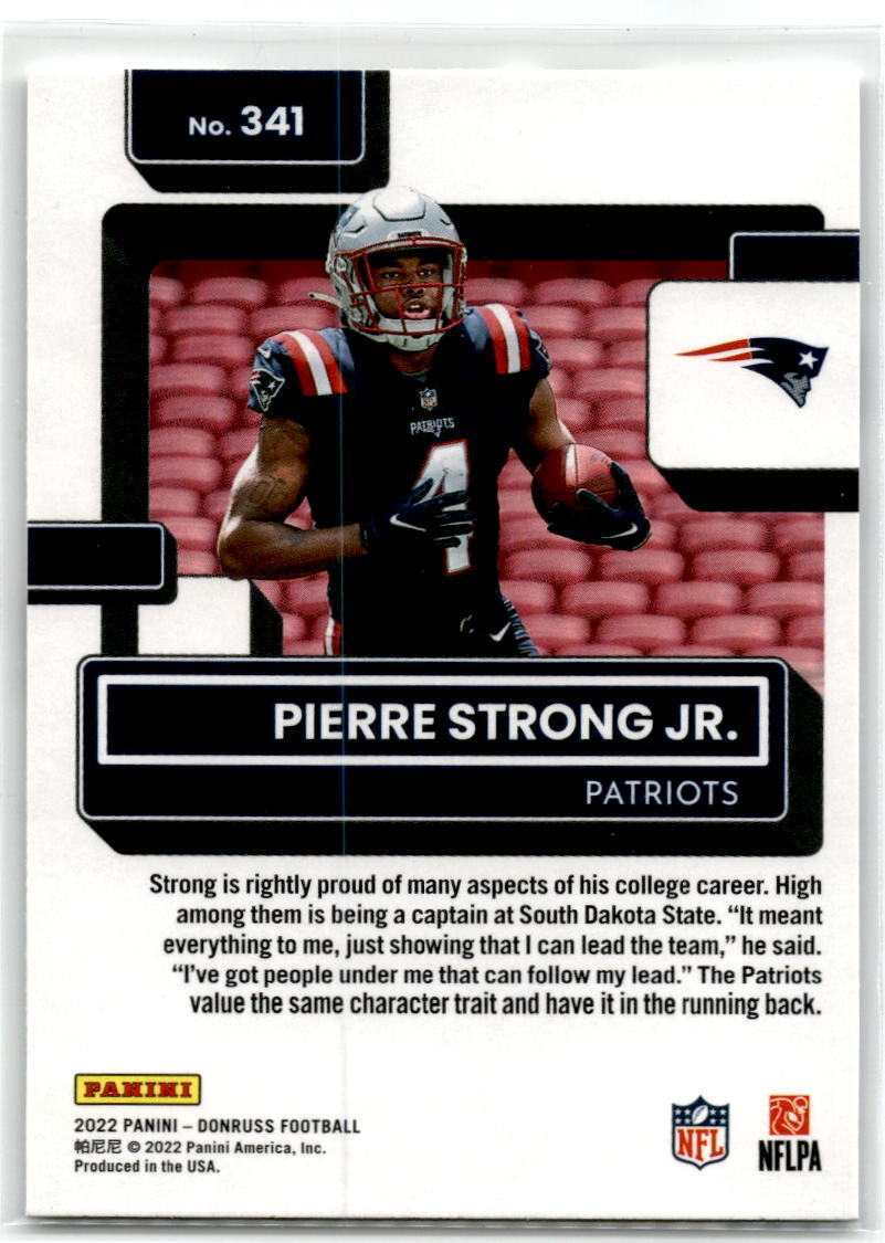 2022 Donruss #341 Pierre Strong Jr. NM