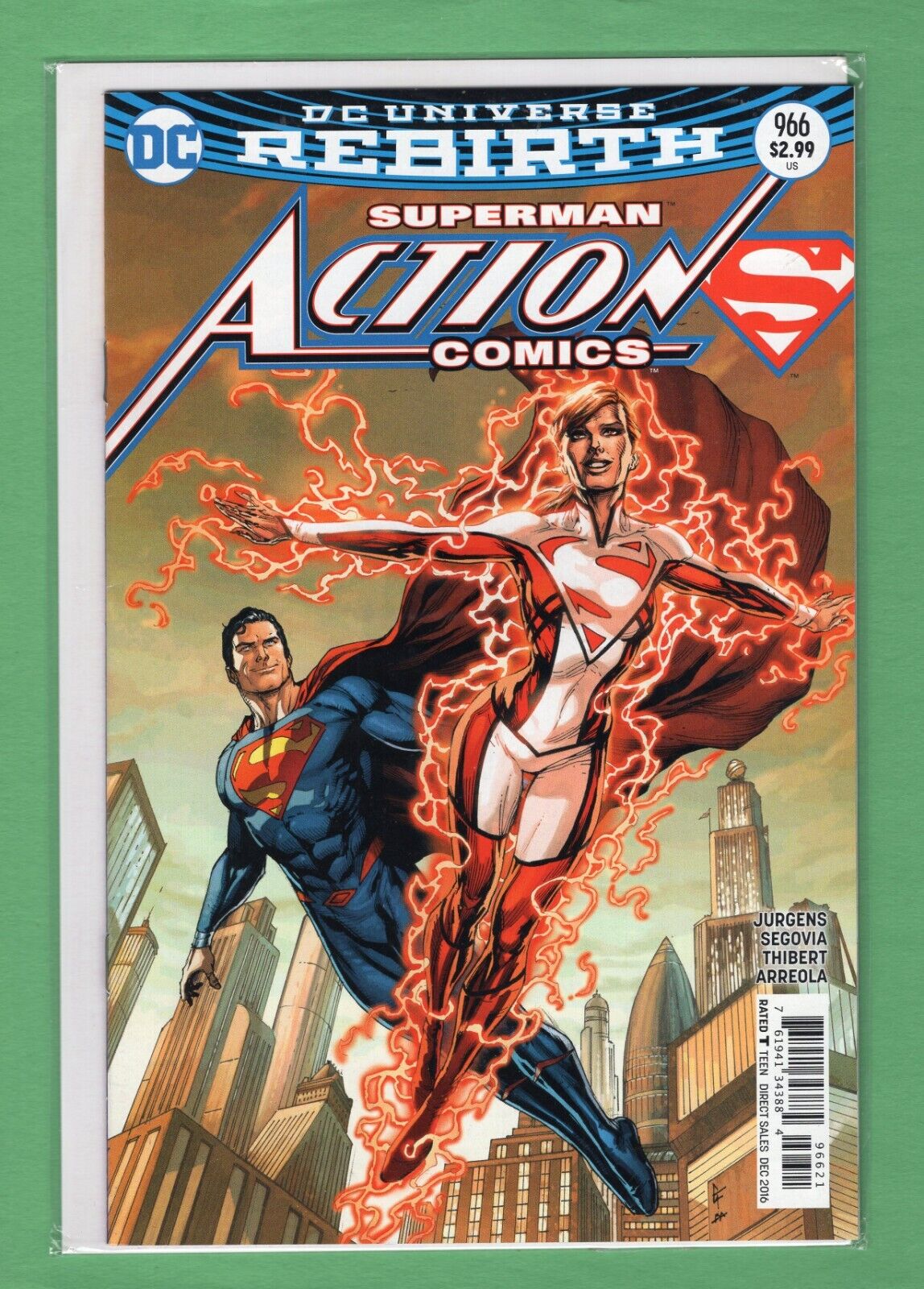 Superman in Action Comics #966 December 2016 DC Comics