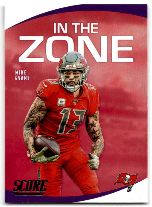 2020 Score #IZ-ME Mike Evans In the Zone Red NM