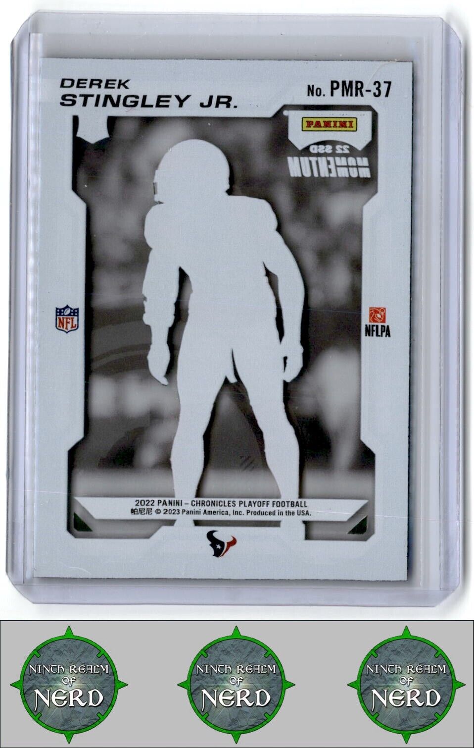 2022 Panini Chronicles #PMR-37 Derek Stingley Jr. Playoff Momentum Rookies