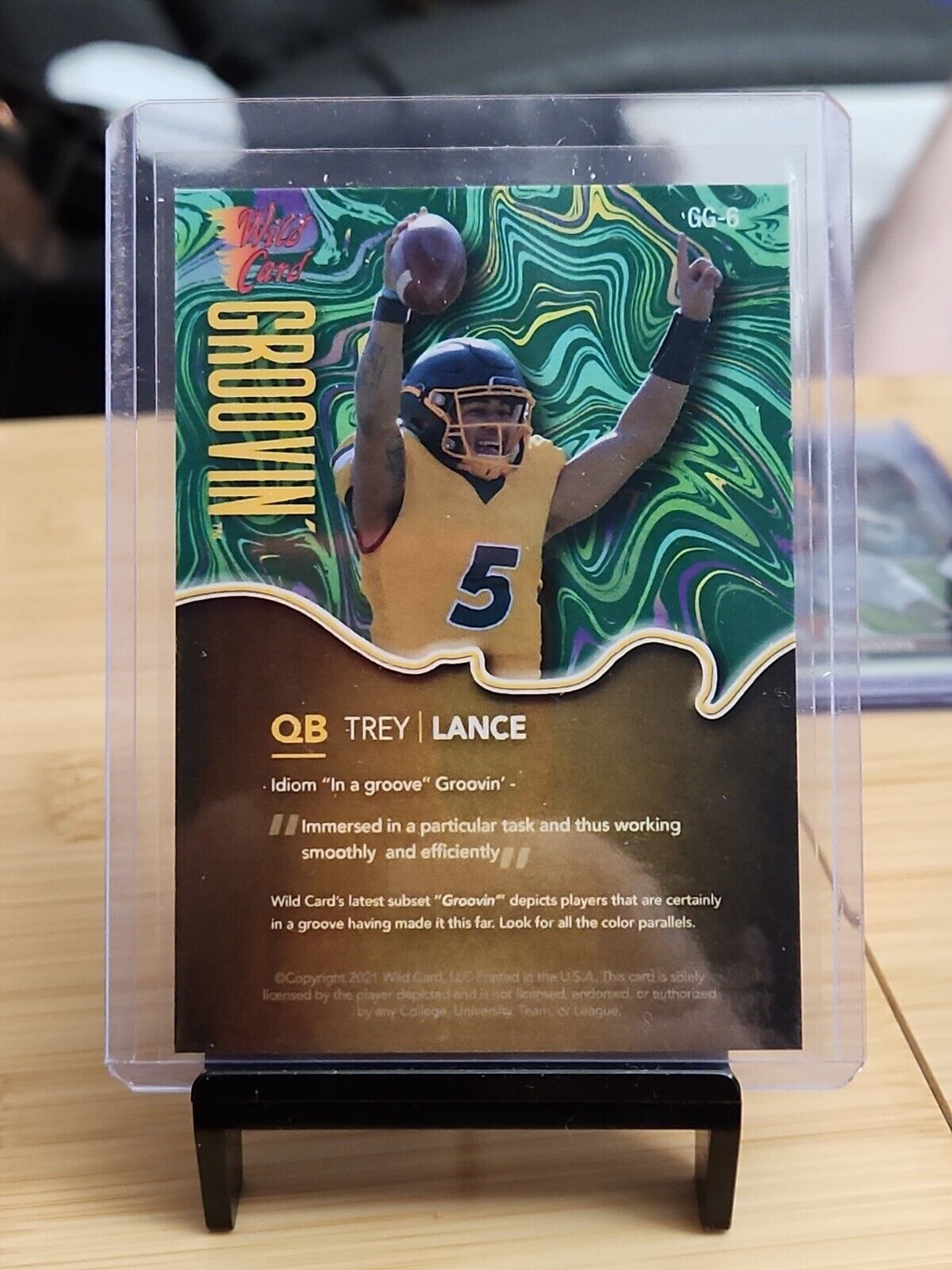 2021 wild card aluminations trey lance Lot