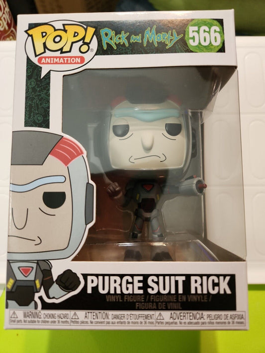 Purge Suit Rick #566 Rick & Morty Funko Pop Vinyl Figure NEW