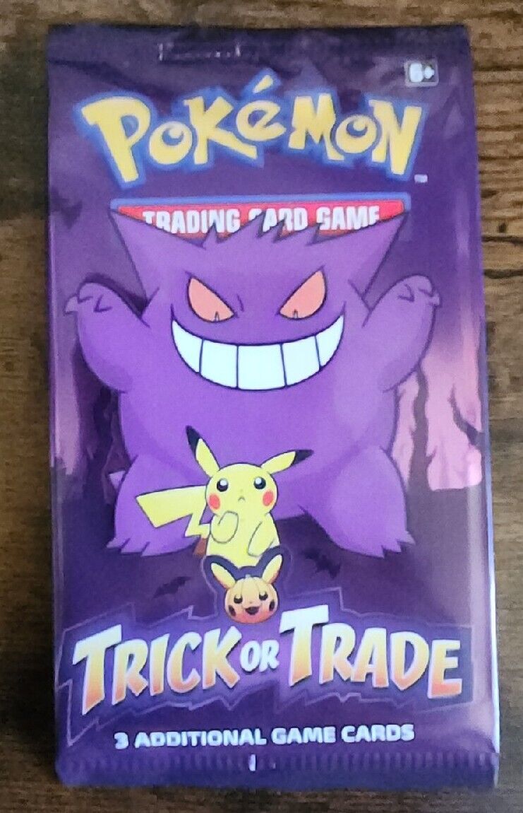 Trick Or Trade Halloween Pokemon Cards 1 Booster Pack - Pokemon Trick or Treat 