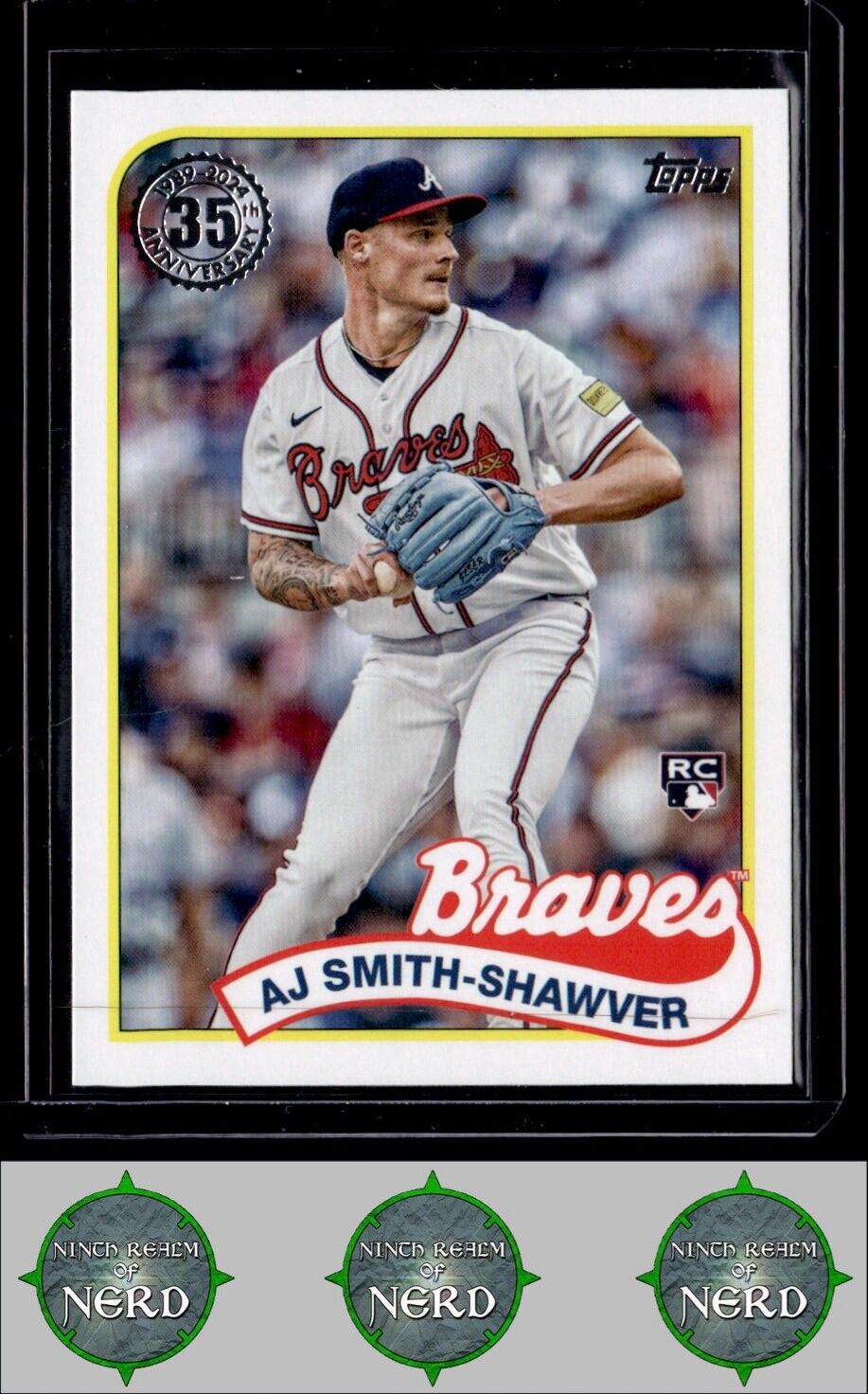 2024 Topps #89B-46 AJ Smith-Shawver 1989 35th Anniversary (Series One)