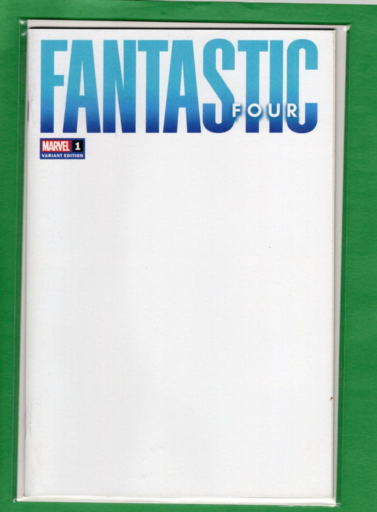 Fantastic Four #1 Marvel Comics Variant Blank Cover (2023)