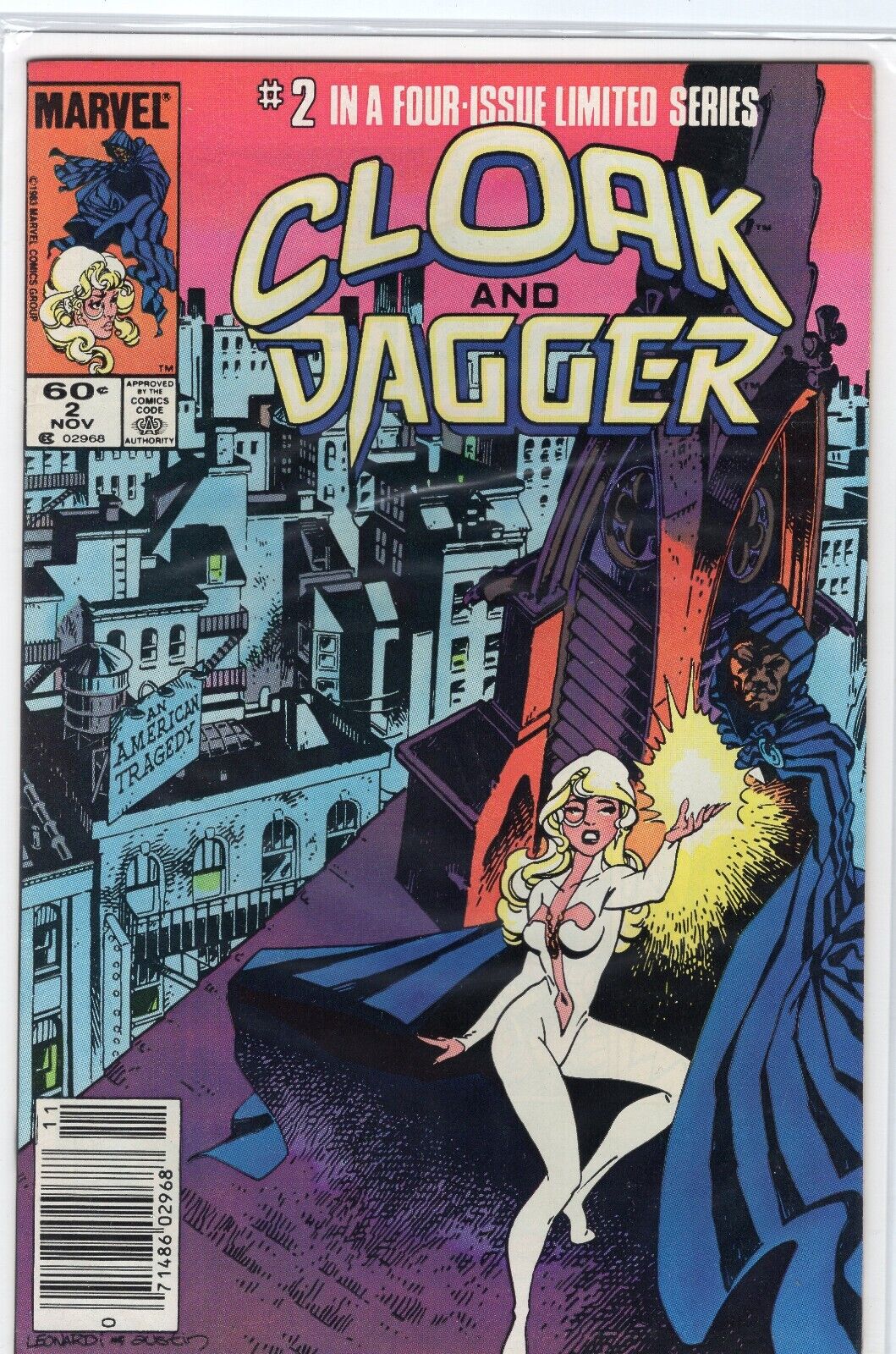 MARVEL COMICS CLOAK AND DAGGER VOL. 1 #2 (1983) NM COMIC