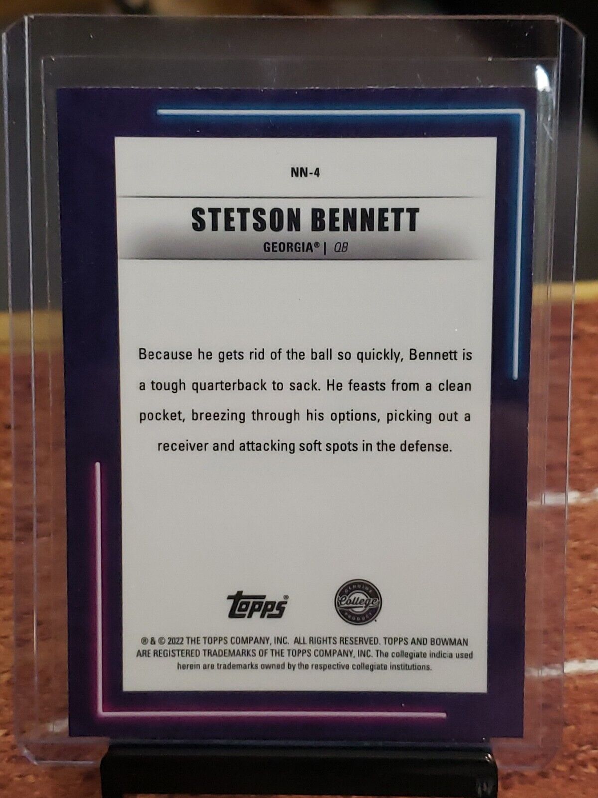 2022/2023 Bowman's Best U - NEON NEOPHYTES  - STETSON BENNETT Georgia - LA Rams