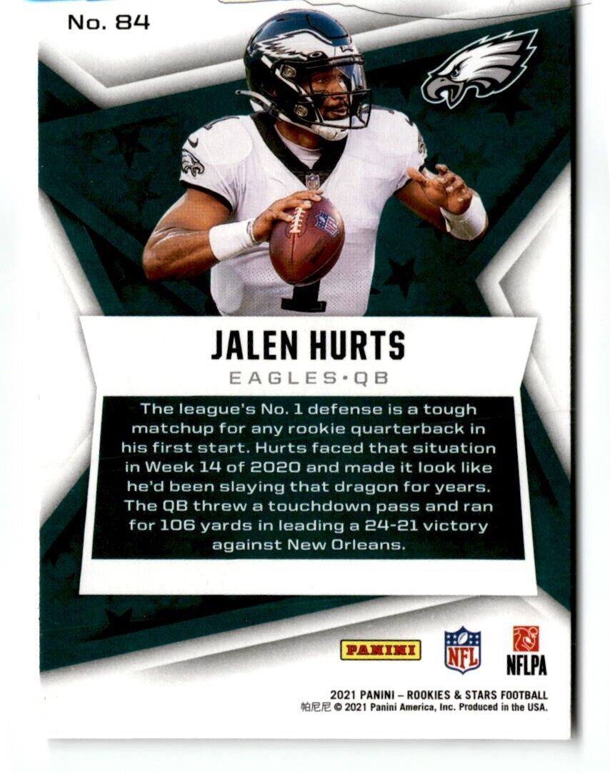 2021 Panini Rookies & Stars #84 Jalen Hurts NM