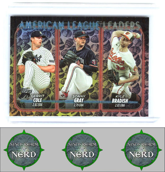 2024 Topps #324 (Gerrit Cole / Sonny Gray / Kyle Bradish) Holiday Rabbits