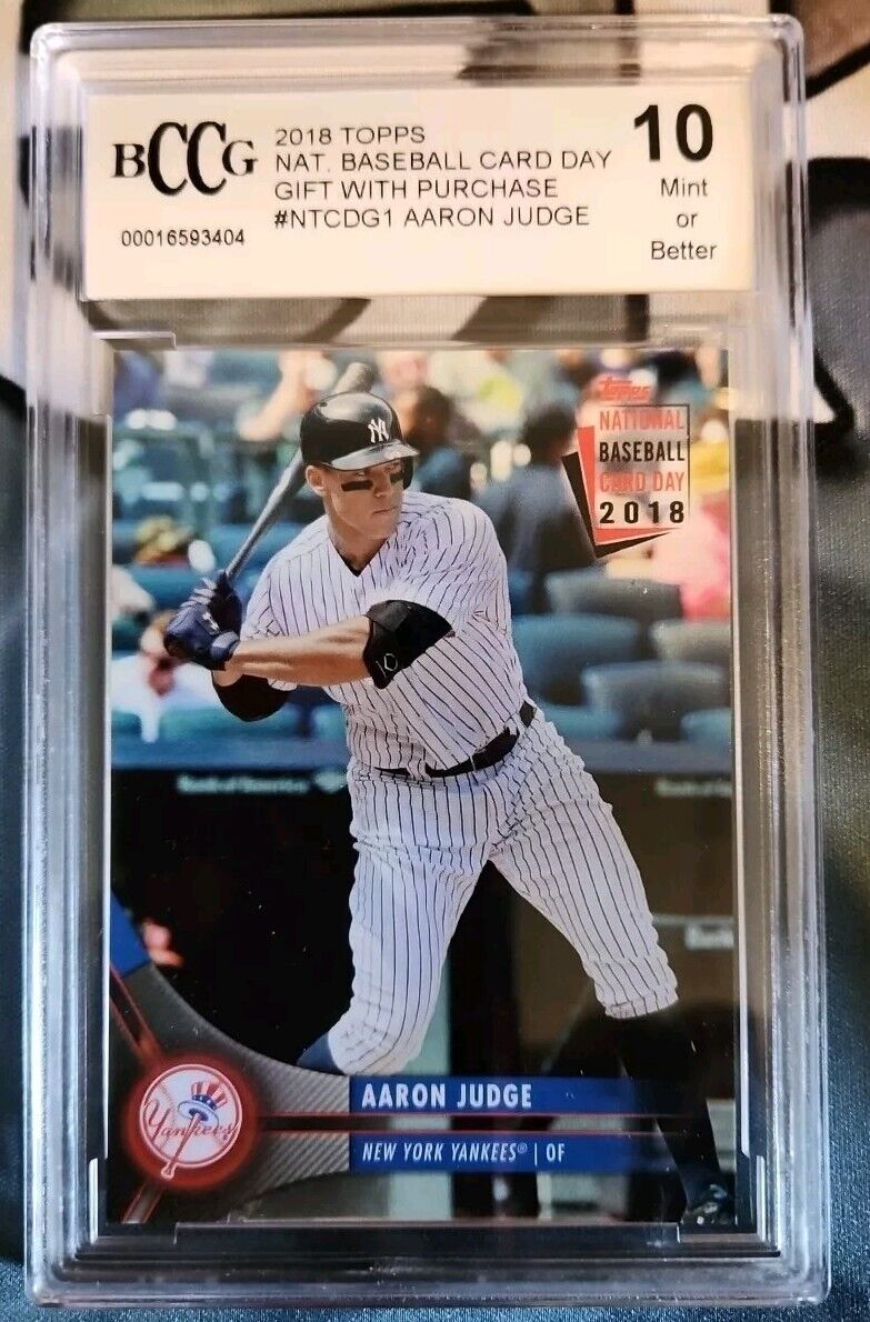 2018 Topps National Baseball Card Day #NTCDG1 Aaron Judge BCCG 10