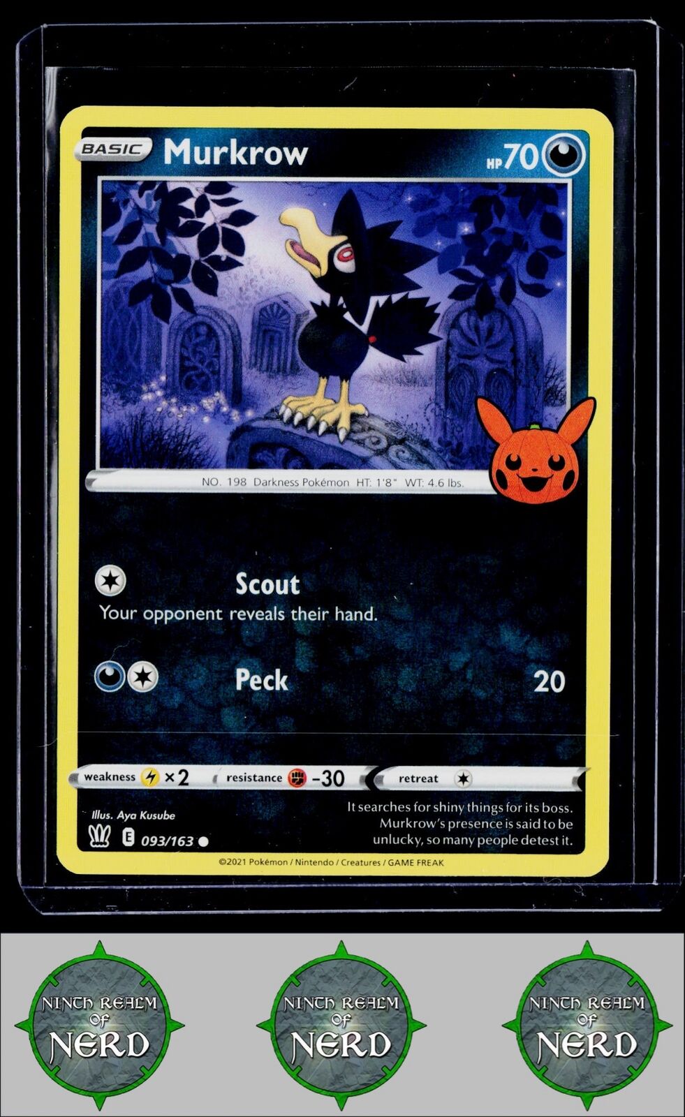 Murkrow Trick or Trade BOOster #093/163 Promo