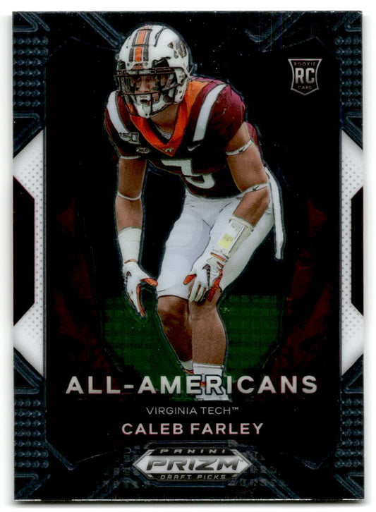 2021 Panini Prizm Draft Picks Collegiate #198 Caleb Farley NM