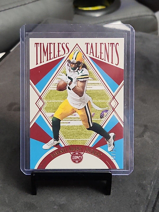 2021 Panini Legacy Football Davante Adams Timeless Talents /25