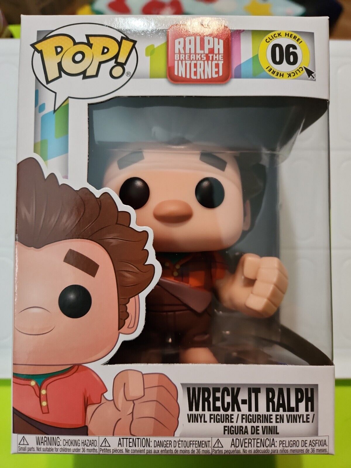 Funko POP! Disney -Ralph Breaks the Internet Figure -WRECK-IT RALPH #06 *NM BOX*