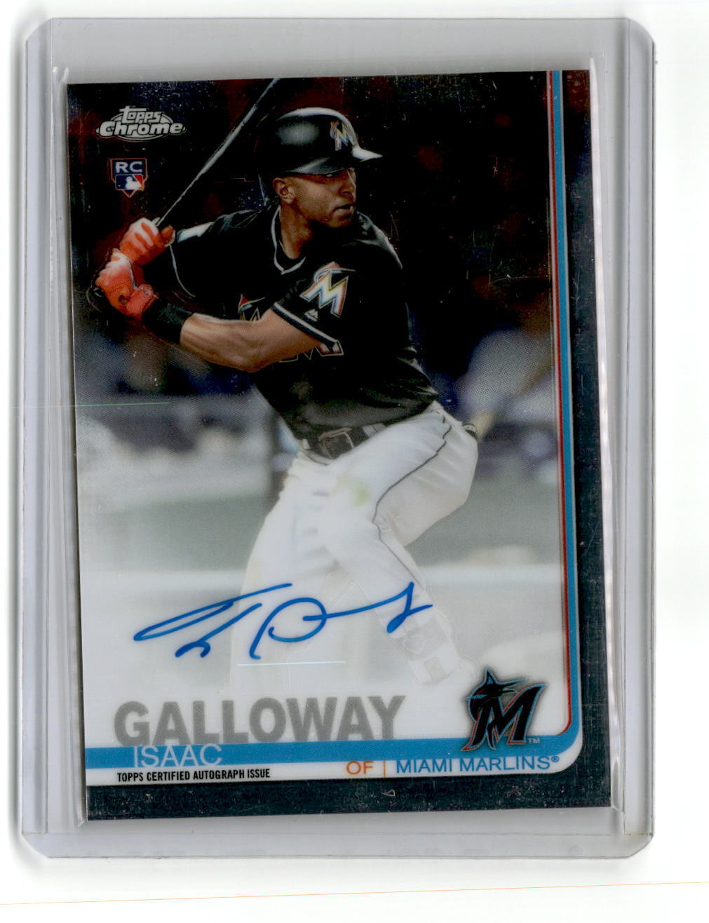 2019 Topps Chrome #RA-IG Isaac Galloway Rookie Autographs