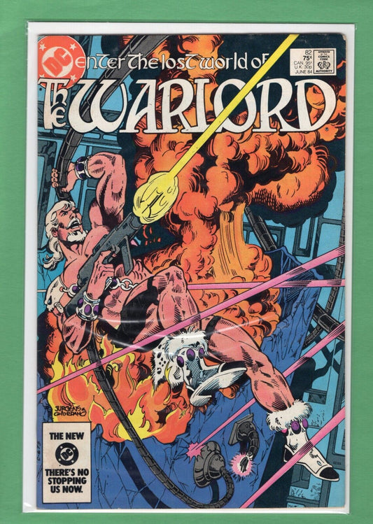 Enter the Lost World of THE WARLORD #82 1984 DC Comics