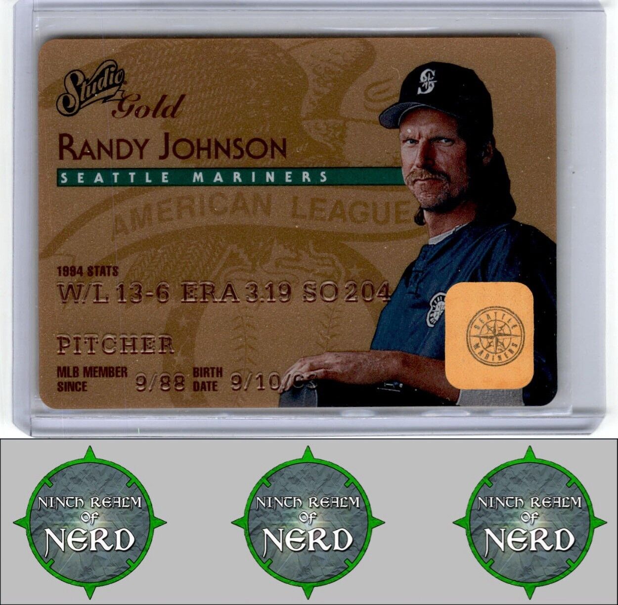 1995 Studio #48 Randy Johnson Gold