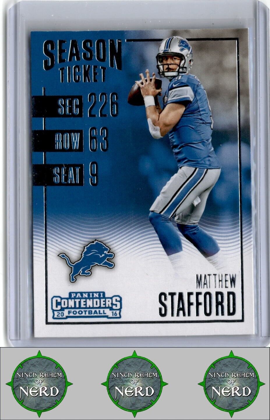 2016 Panini Contenders #30 Matthew Stafford