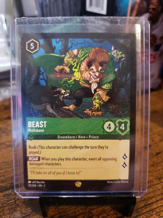 Disney Lorcana The First Chapter - Beast Wolfsbane 70/204 - Legendary - NM