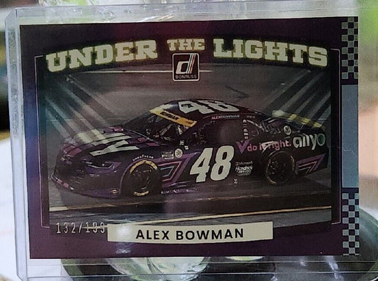 2022 Donruss Racing Base Cars Blue #42 Alex Bowman /199 - Chevrolet