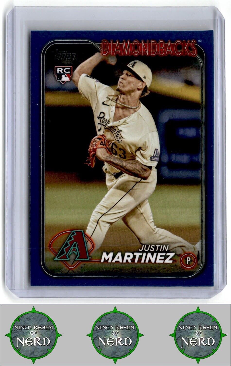 2024 Topps #325 Justin Martinez blue