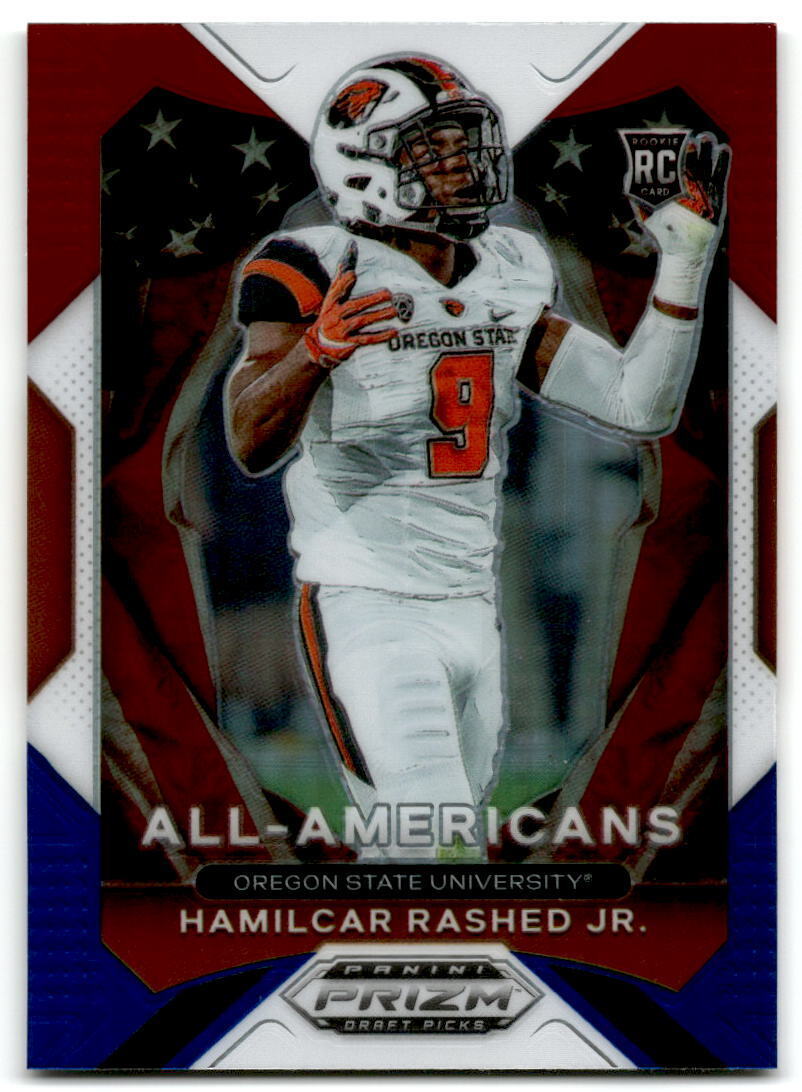 2021 Panini Prizm Draft Picks Collegiate #189 Hamilcar Rashed Jr. Purple Wave NM