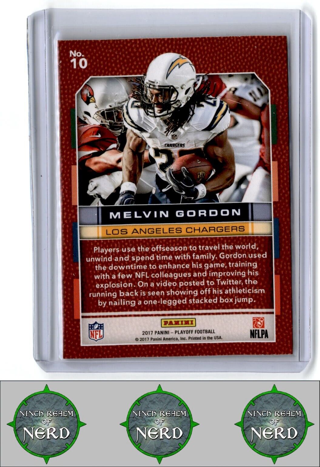 2017 Panini Playoff #10 Melvin Gordon Boss Hoggs