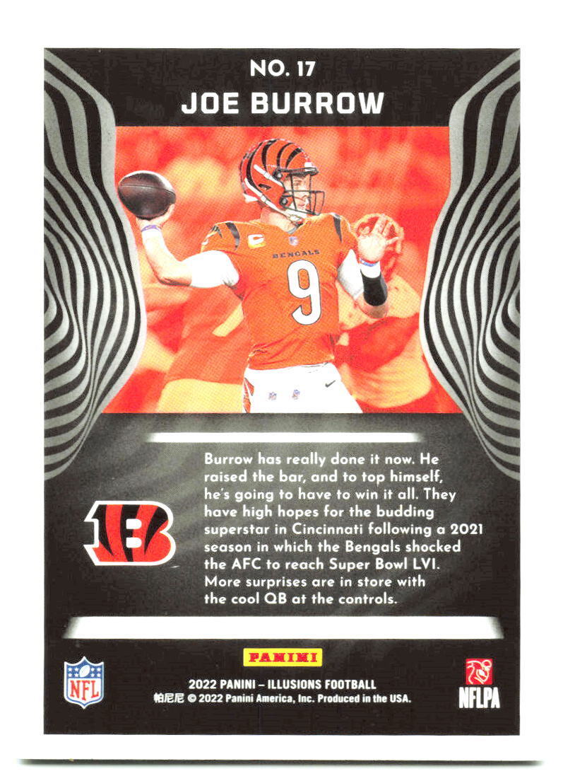 2022 Panini Illusions #17 Joe Burrow Retail NM