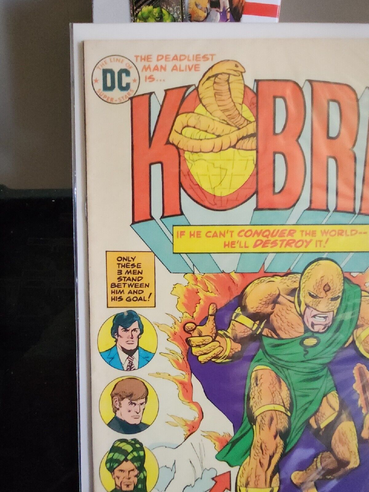 Kobra. #4, 5, 6, 7 (1976-1977, DC Comics), 4 Issue Lot, 5.0-6.0 VG-FN, Mid-Grade