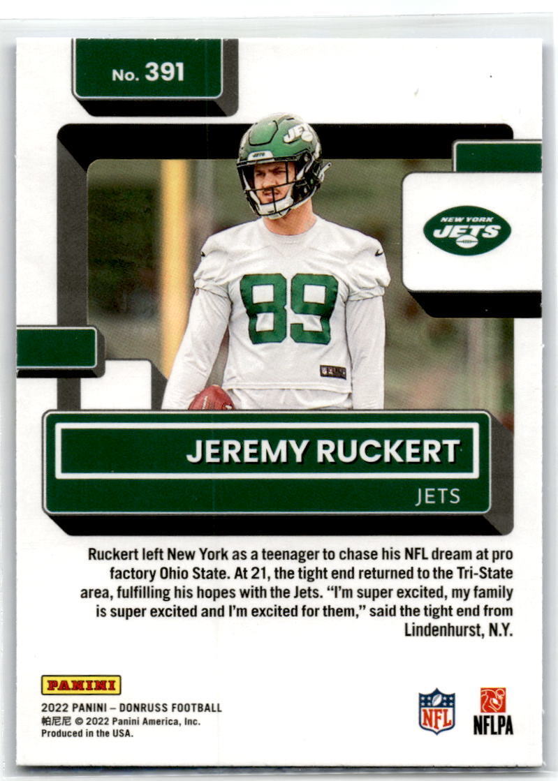 2022 Donruss #391 Jeremy Ruckert Blue Press Proof NM