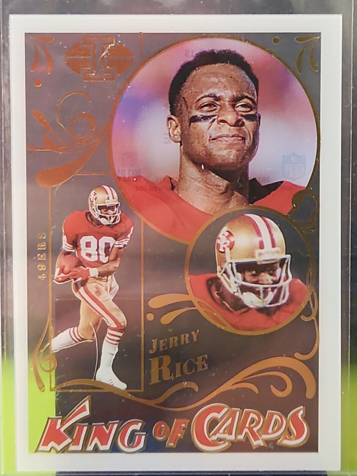 Jerry Rice - 2022 Illusions King of Cards Acetate Insert KC-15 49ers San Fran