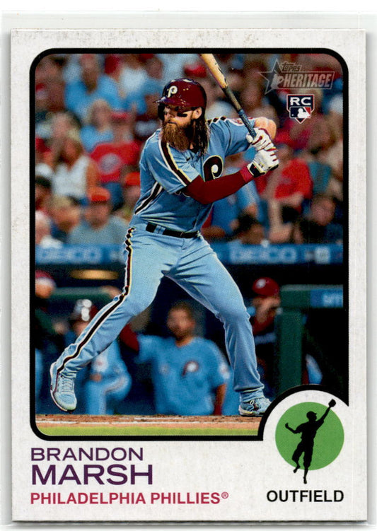 2022 Topps Heritage #636 Brandon Marsh NM