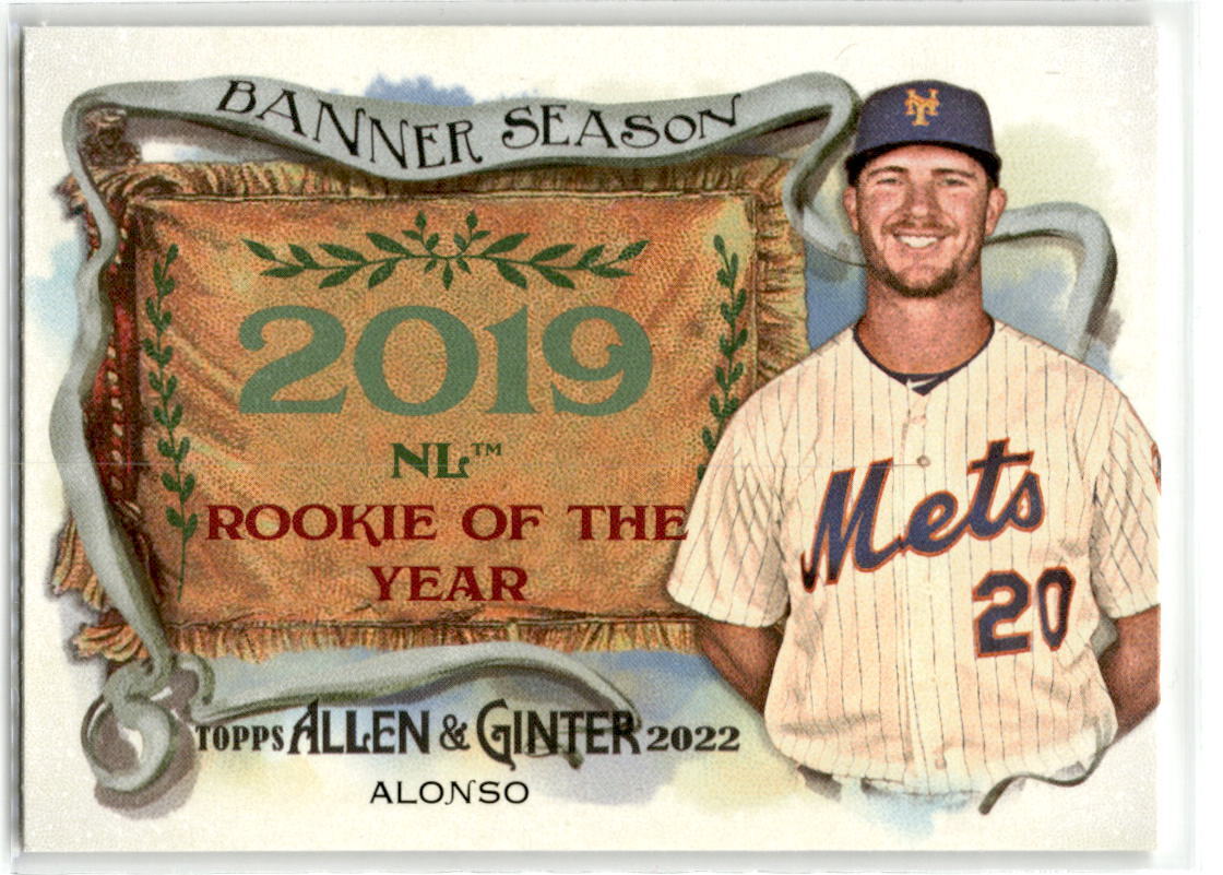 2022 Topps Allen & Ginter #BS-49 Pete Alonso Banner Seasons NM