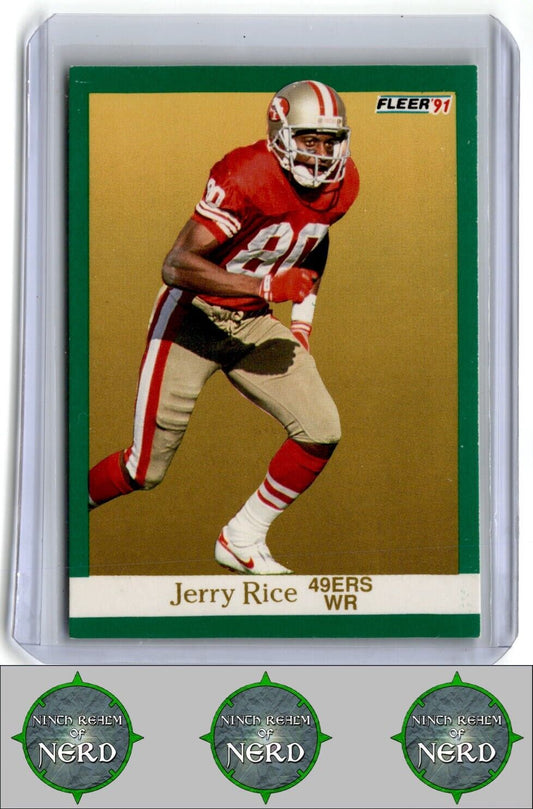 1991 Fleer #363 Jerry Rice