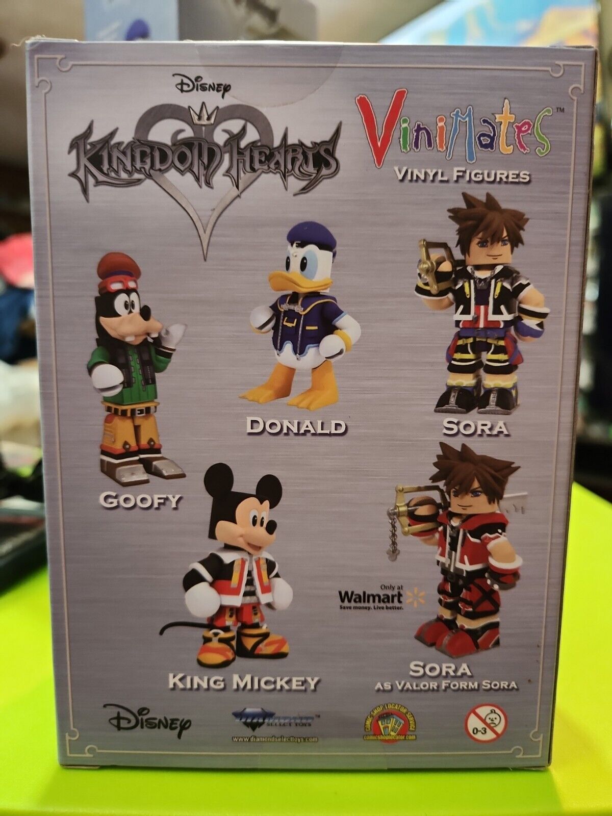 ViniMates Disney Kingdom Hearts Mickey Mouse Diamond Select Vinyl Figure