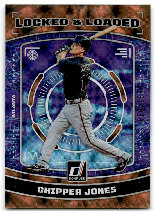 2023 Donruss #LL3 Chipper Jones Locked & Loaded NM