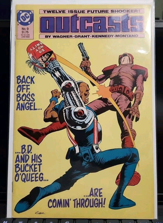 Outcasts #9 June 1988 DC Comics  Bagged Boarded