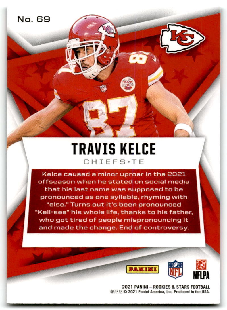 2021 Panini Rookies & Stars #69 Travis Kelce nm