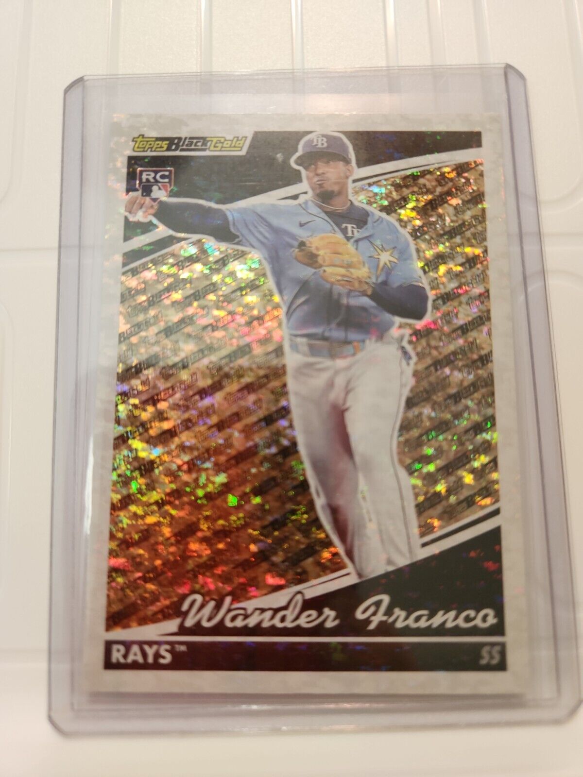 Wander Franco RC 2022 Topps Update BLACK GOLD ROOKIE - Rays