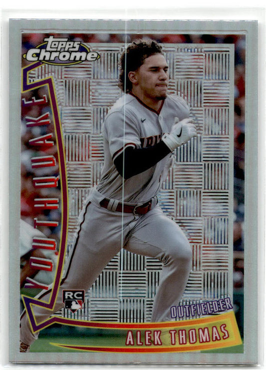 2022 Topps Chrome Sonic #YQ-29 Alek Thomas 1996 Youthquake NM