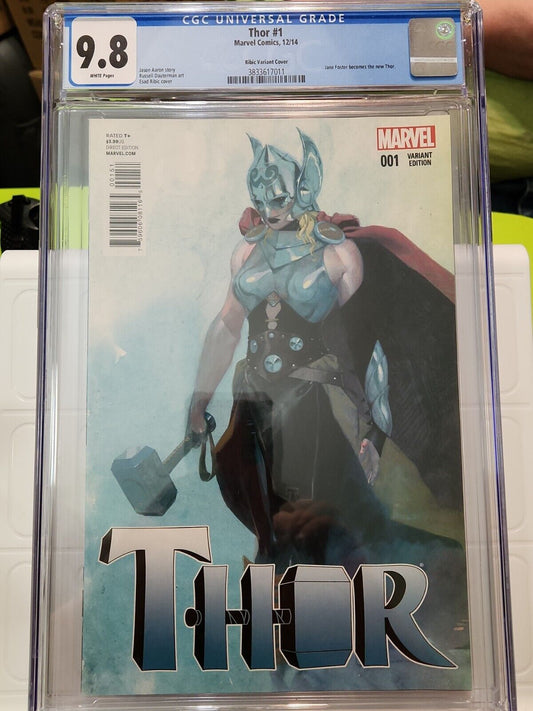 Thor #1 CGC 9.8 Jane Foster Variant Edition