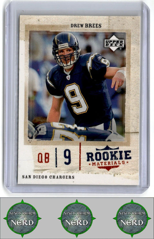 2005 Upper Deck Rookie Materials #72 Drew Brees