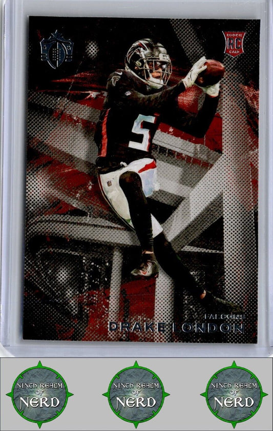 2022 Panini Chronicles #203 Drake London Luminance Update Rookies Pink