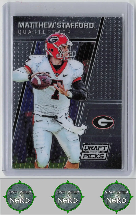 Matthew Stafford 2016 Panini Prizm Collegiate Draft Picks #74 Georgia Bulldogs