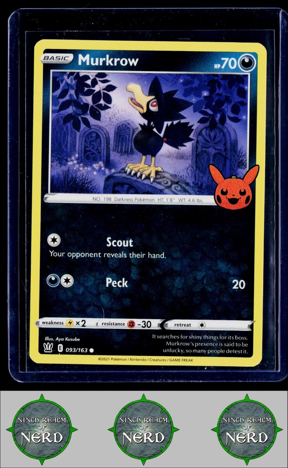 Murkrow Trick or Trade BOOster #093/163 Promo